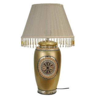 Lampa z abażurem 60cm złota Q14-7A9-C87